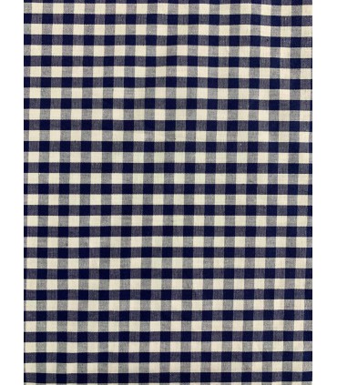 Vichy de cuadros 0,3cm Azul Marino