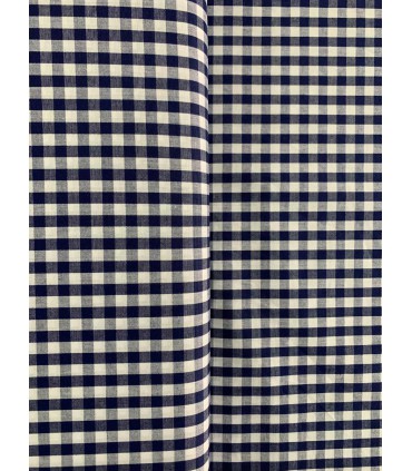 Vichy de cuadros 0,3cm Azul Marino