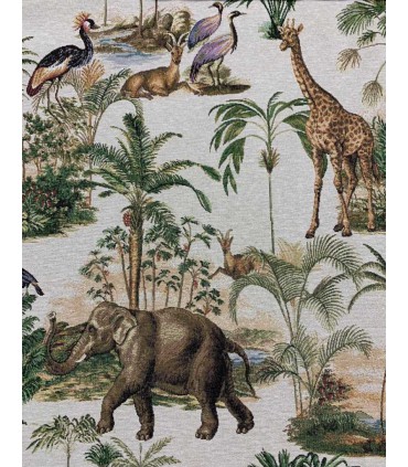 Gobelino Animales de la Sabana Africana