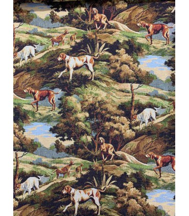 Gobelino Perros en el Bosque