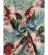 Tela Gobelino Hojas Grandes Tropicales Multicolor