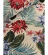 Tela Gobelino Hojas Grandes Tropicales Multicolor