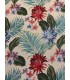 Tela Gobelino Hojas Grandes Tropicales Multicolor