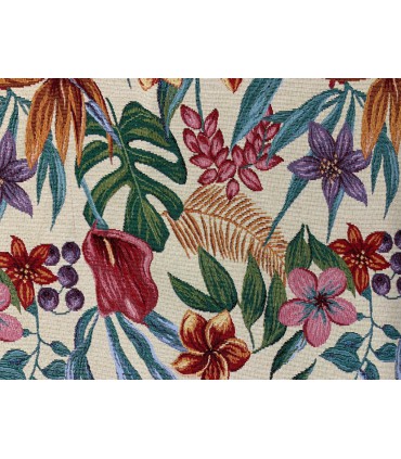 Tela Gobelino Hojas Grandes Tropicales