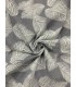 Loneta Estampada Hojas Tropicales Gris