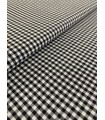 Vichy de cuadros 0,3cm Negro