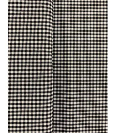 Vichy de cuadros 0,3cm Negro