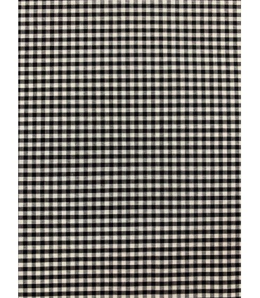 Vichy de cuadros 0,3cm Negro