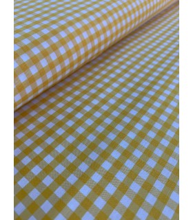 Vichy de cuadros 0,5cm Amarillo