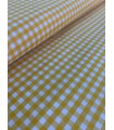 Vichy de cuadros 0,5cm Amarillo