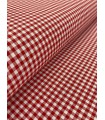 Vichy de cuadros 0,3cm Rojo