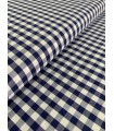 Vichy de cuadros 0,3cm Azul Marino
